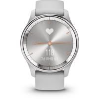 vivomove Trend, SilverStainless Steel Bezel with Gray Case and Silicone Band