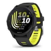 Forerunner® 170 Black with Black/Amp Yellow Band