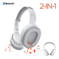 HyperGear Flip 2-in-1 Wireless Headphones & Speaker - White