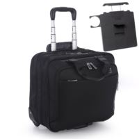 Tech Exec 16" Laptop Roller Case & GoDesk