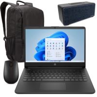 14" Notebook with wireless mouse, backpack, and Bluetooth speaker