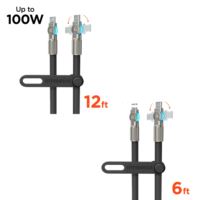 Hypergear 180* Chunky Cable Bundle - Black