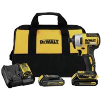 DeWalt 20V MAX Brushless Cordless 1/4 in. Impact Driver Kit