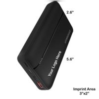 WITH LOGO ADDED - 20,000mAh Fast Charge Power Bank with 20W USB-C PD