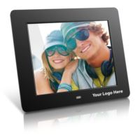 WITH LOGO ADDED - 8" Hi-Res Digital Photo Frame