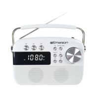 Portable Bluetooth® Retro Radio with Built-in Rechargeable Battery