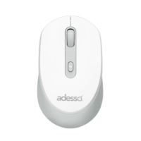 Wireless Mouse with AI CoPilot Shortcut Button (White)