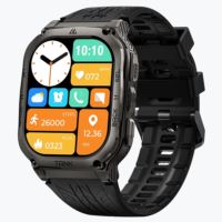 TANK M3 Smartwatch with 1.96-In.-AMOLED Touch Screen -black
