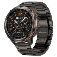 TANK T3 Ultra 2 1.43-In. AMOLED GPS Smartwatch with Stainless Steel Band (Black)