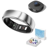 Gen 2 Air Ultra-Thin Smart Ring Bundle -Galaxy Silver