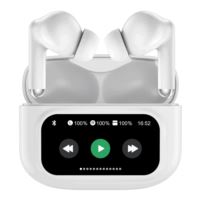 Bluetooth Active Noise Cancellation Earbuds with Touchscreen controller