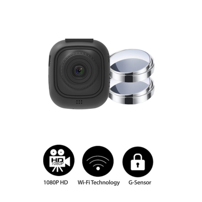 myGEKOgear Dashcam Orbit 132 1080p HD 120 Degree Wide Angle G-Sensor 8GB MicroSD