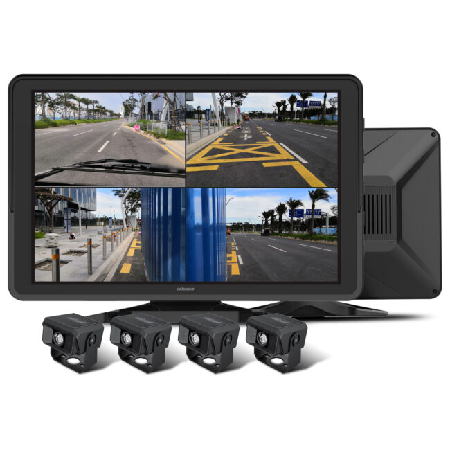 myGEKOgear Dashcam Orbit T100 4 Channel 1080p Commercial Truck 10.1inch IPS Screen