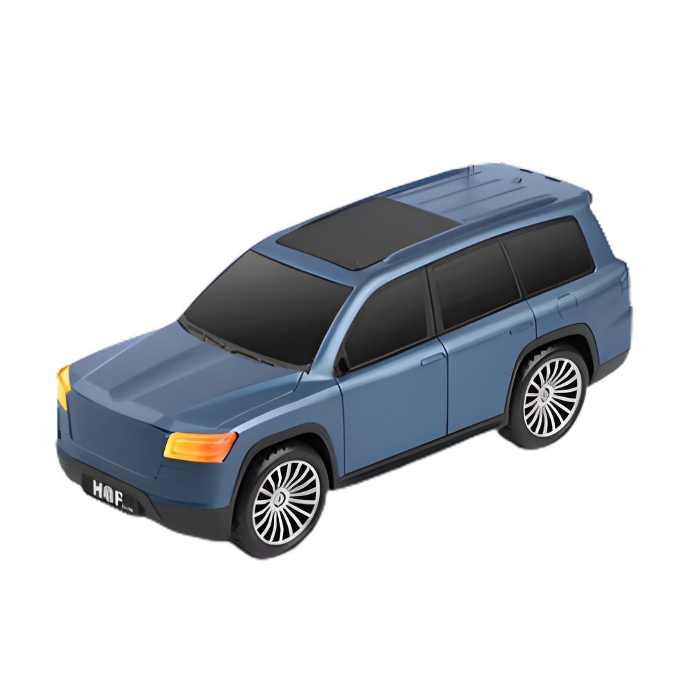 Solar-Powered Off-Road Car Bluetooth Speaker with FM Radio & Super Bass – Rugged Design GU168 (Blue)
