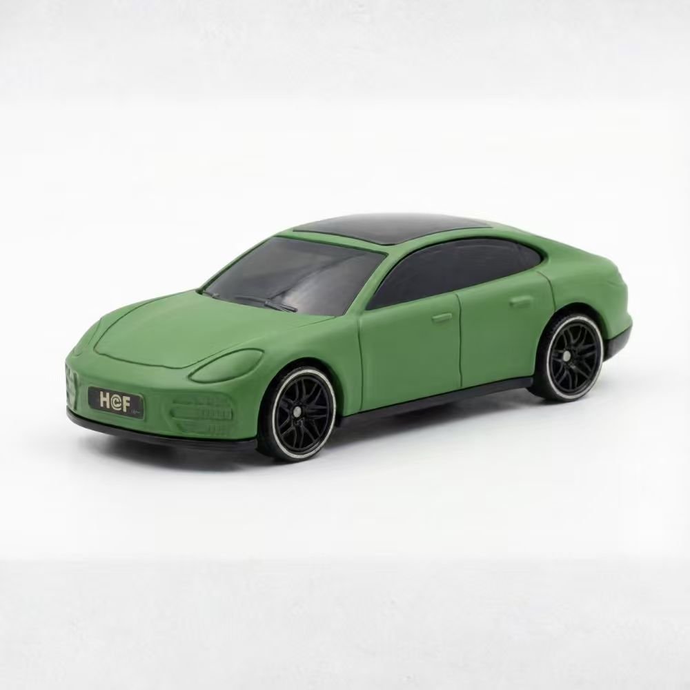 Solar-Powered Car Model Bluetooth Speaker with FM Radio & Super Bass Stereo Sound HFF911 (Green)