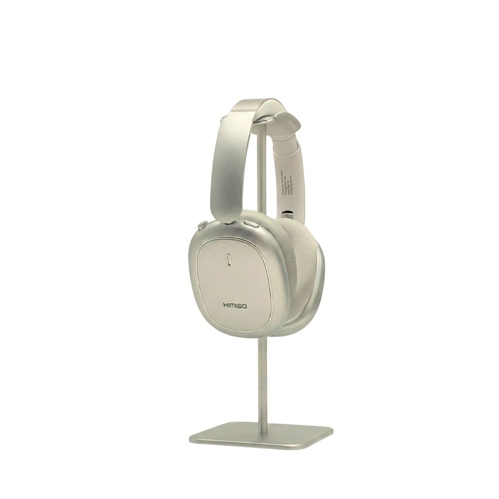 Wireless 6.0 Over-Ear ANC Headphones with Heavy Bass and 34H Playtime (Gold)