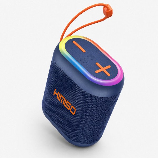 4000 mAh Power Bank Portable Bluetooth Speaker with USB-C / Lighting Cable (Blue)