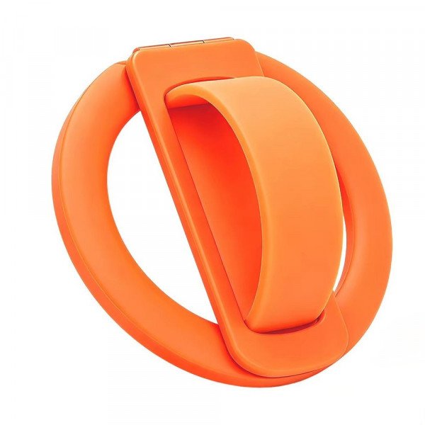Easy Grip MagSafe Ring Phone Holder with Kickstand (Orange)