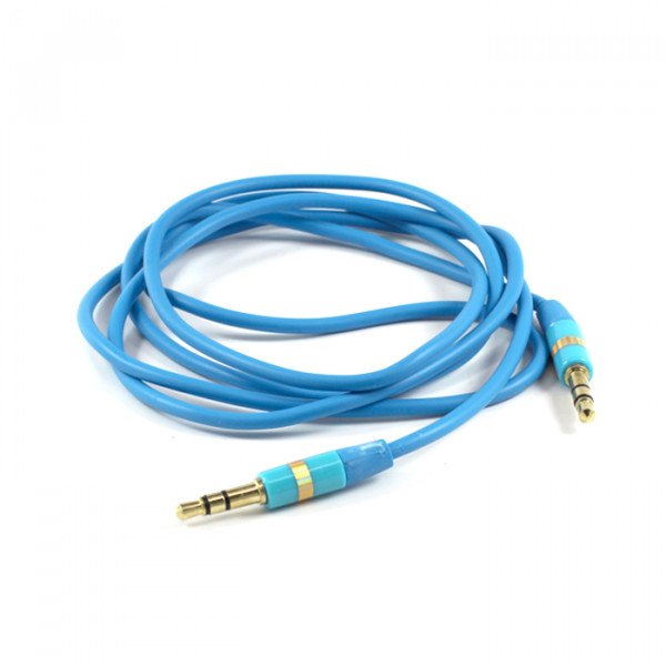 Auxiliary Cable 3.5mm to 3.5mm Cable (Blue)