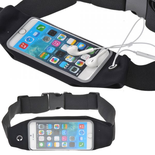 iPhone 6s / 6 4.7 Universal Sports Pouch Belt (Black)