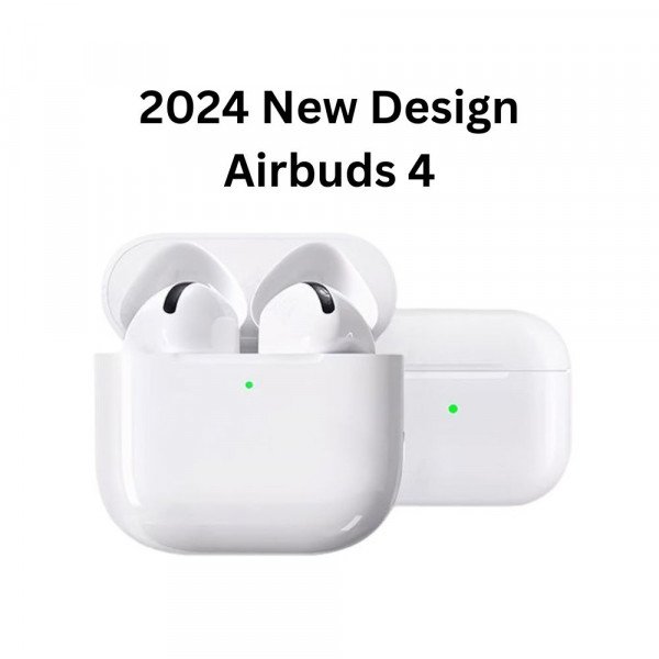 P4 Wireless TWS Earbuds Headset with Charging Case with Enhance Battery (White)
