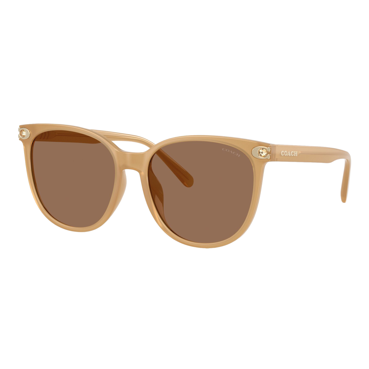 Women's Embedded Signature Round Sunglasses