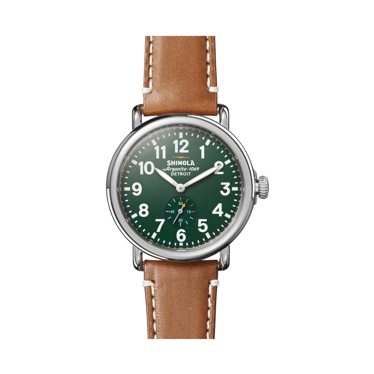 The Runwell Leather Strap Watch