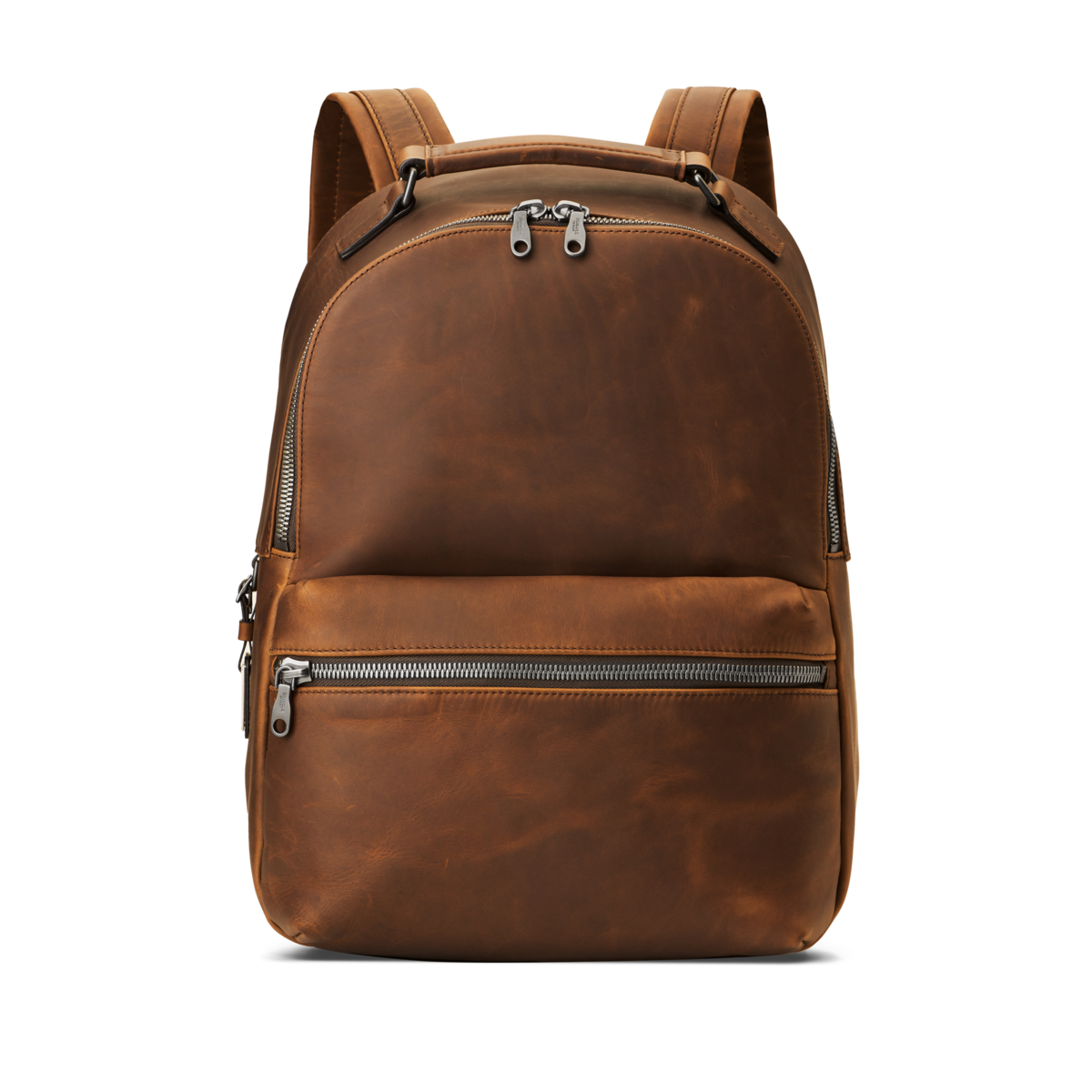 The Runwell Backpack - Medium Brown Navigator Leather