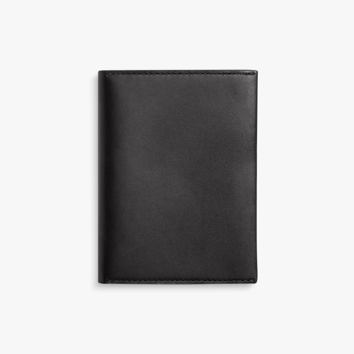Passport Wallet - Black Vachetta Leather