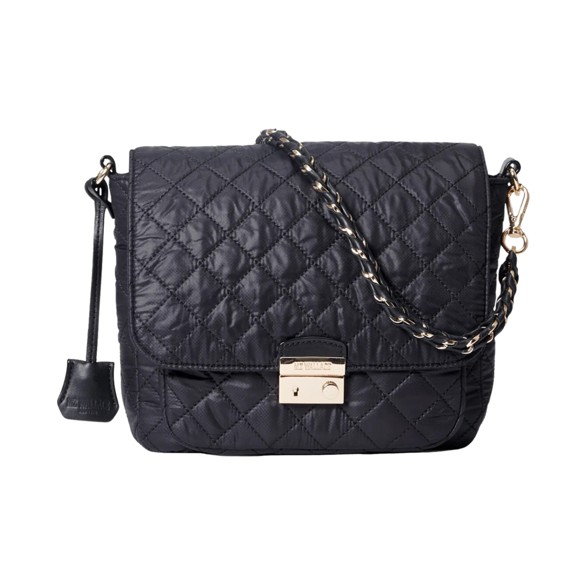 Medium Crosby Lock Crossbody II - Black