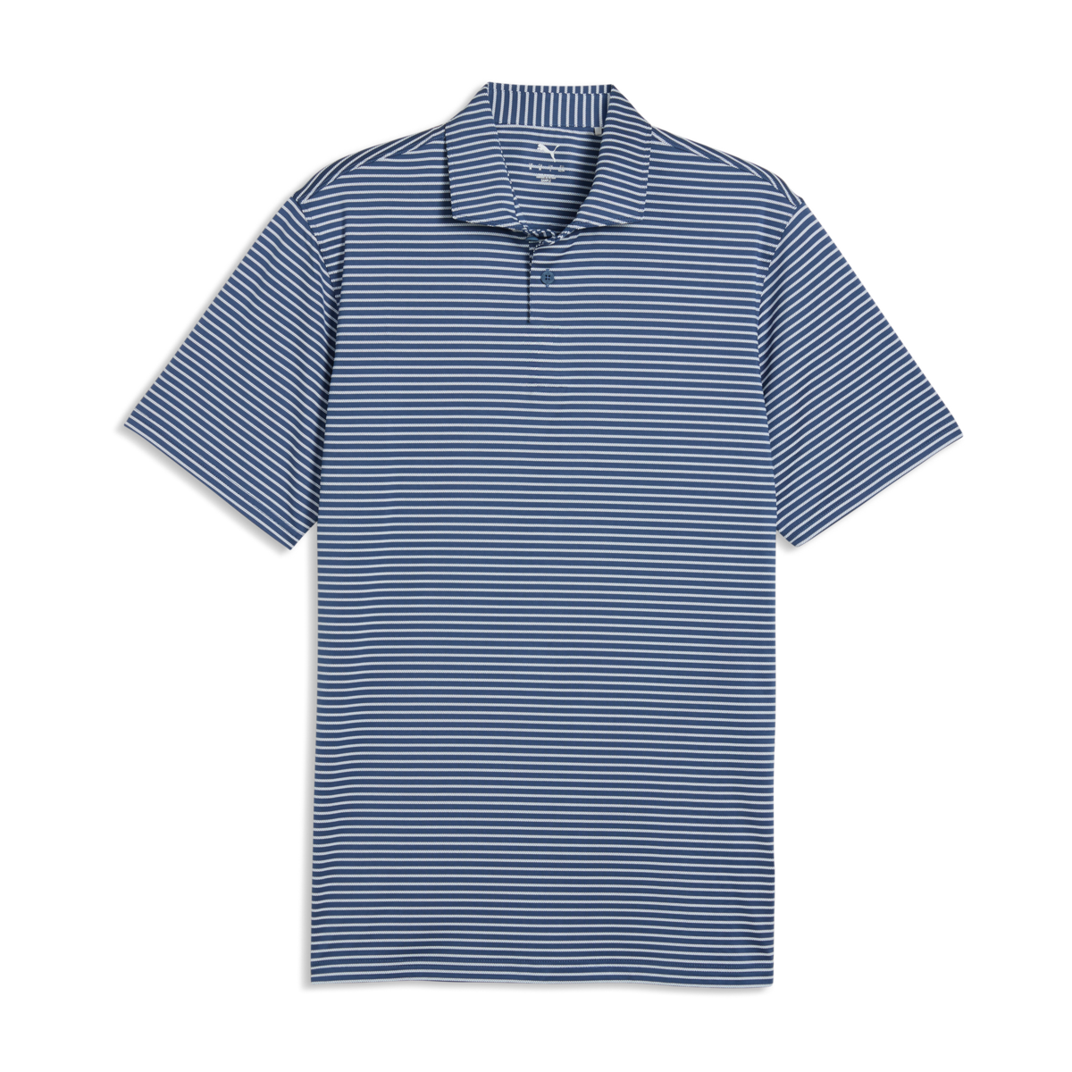 BRRR Stripe Golf Polo - Dark Indigo/White Glow