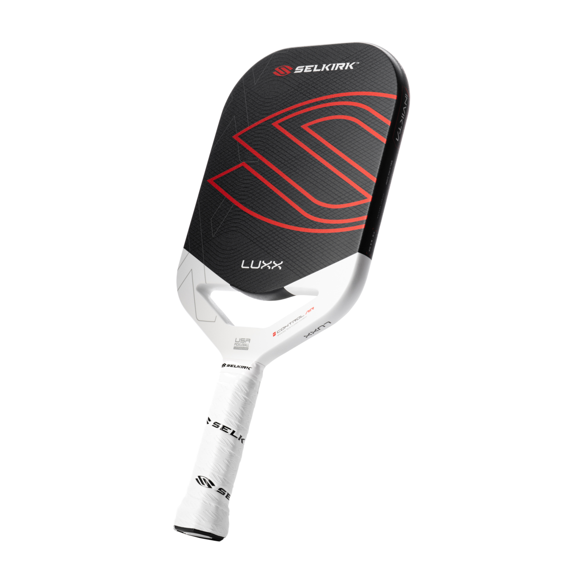 LUXX Control Air with InfiniGrit Pickleball Paddle - Black