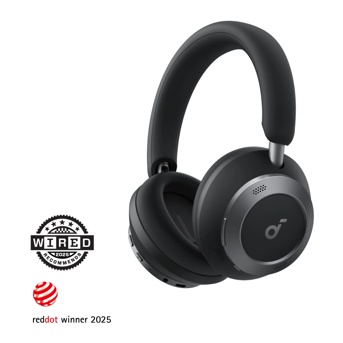Space One Pro FlexiCurve Over-Ear Headphones - Jet Black