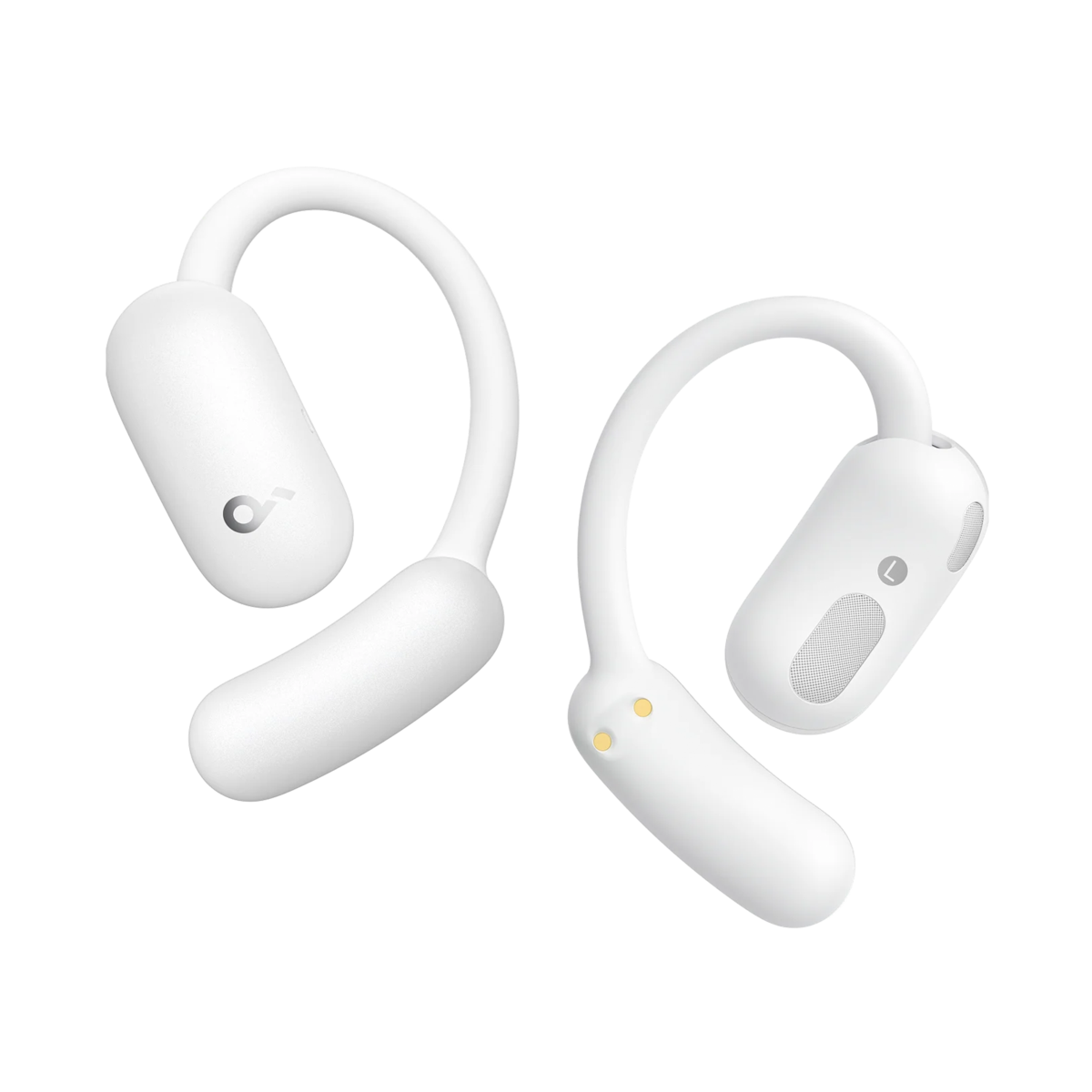 AeroFit 2 Adjustable Open-Ear Wireless Earbuds - Pearl White