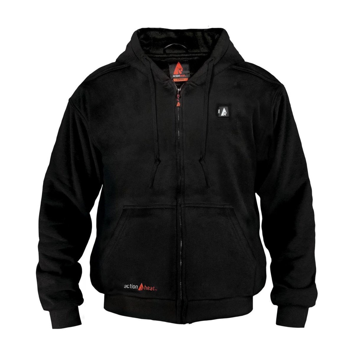 5V Heavyweight Battery Heated Hoodie - Black