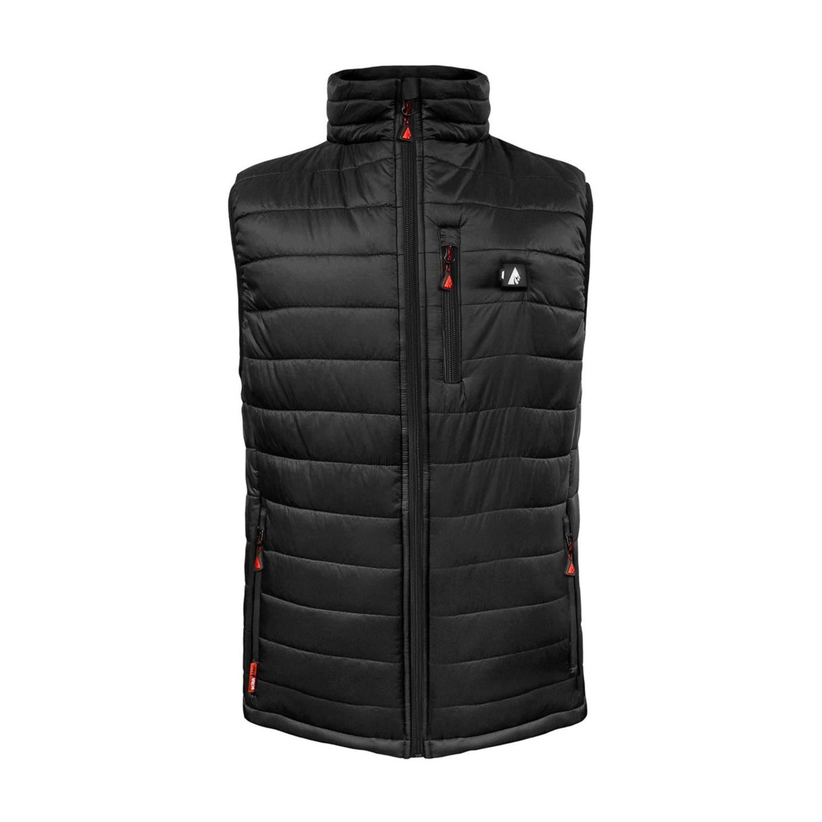 5V Men's Insulated Puffer Battery Heated Vest - Black