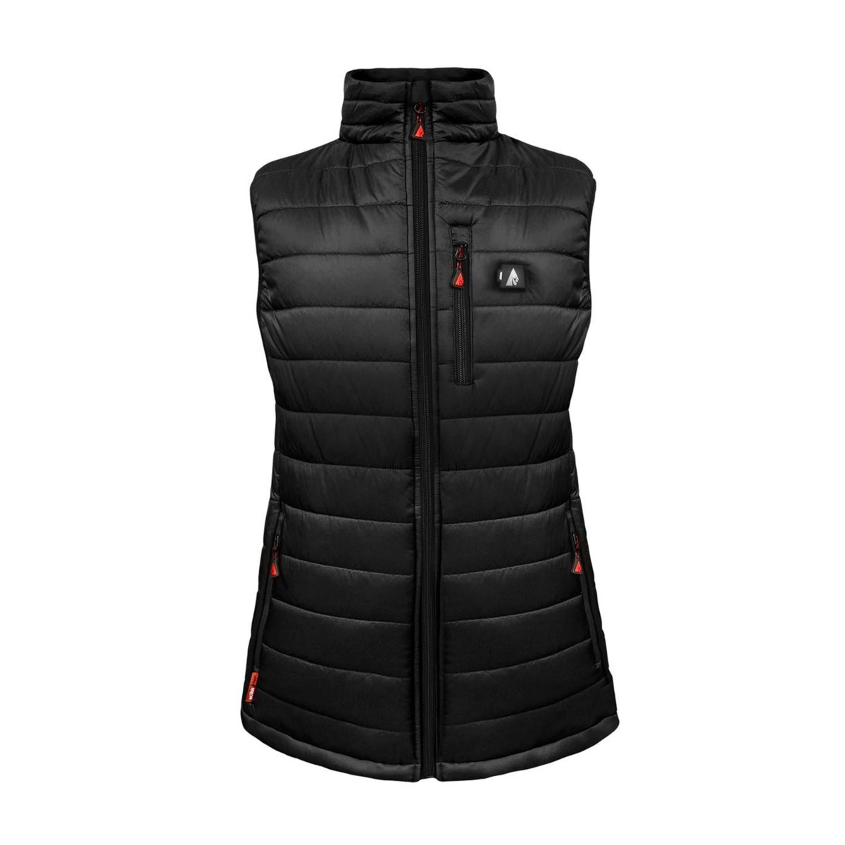 5V Women's Battery Heated Insulated Puffer Vest	 - Black