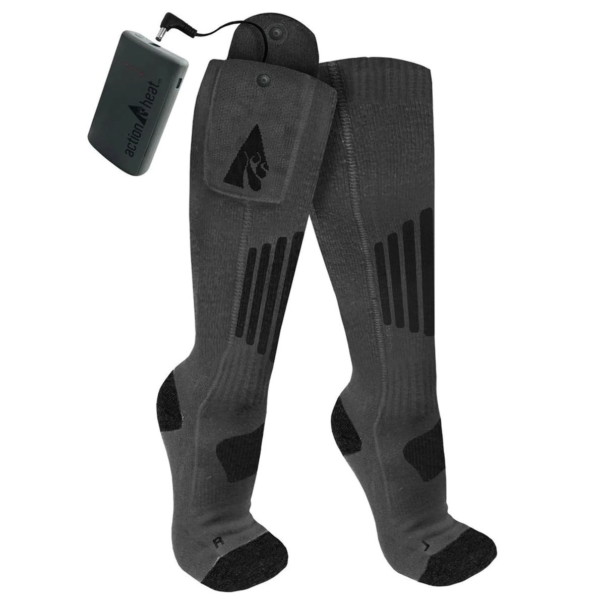 3.7V Wool Rechargeable Heated Socks 2.0 - Large/X-Large