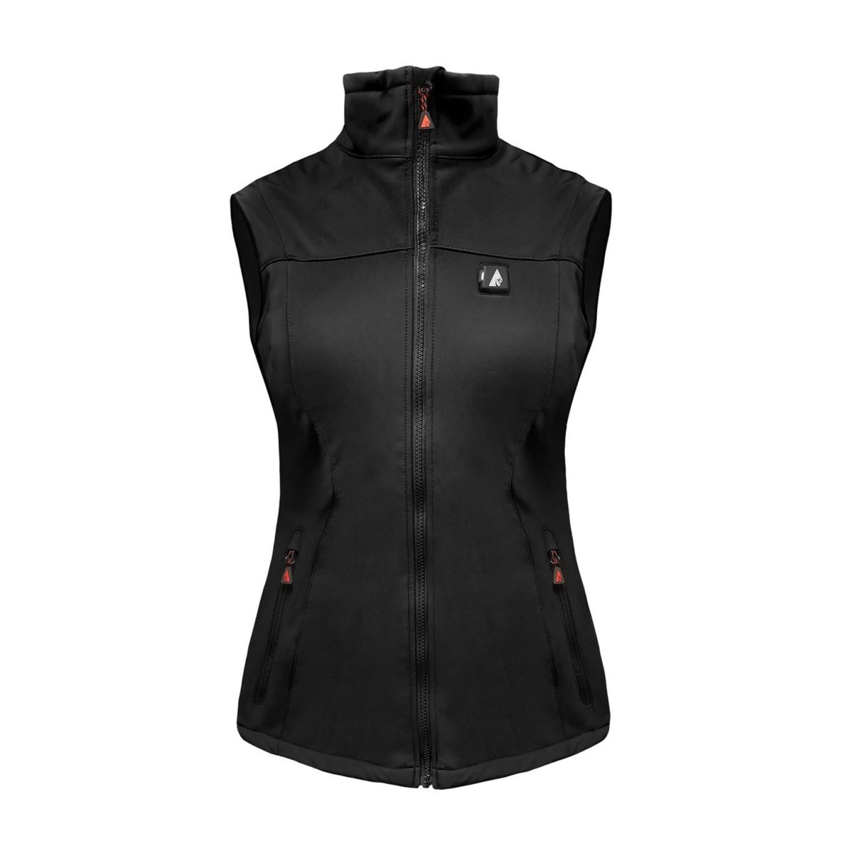 5V Women's Softshell Battery Heated Vest - Black