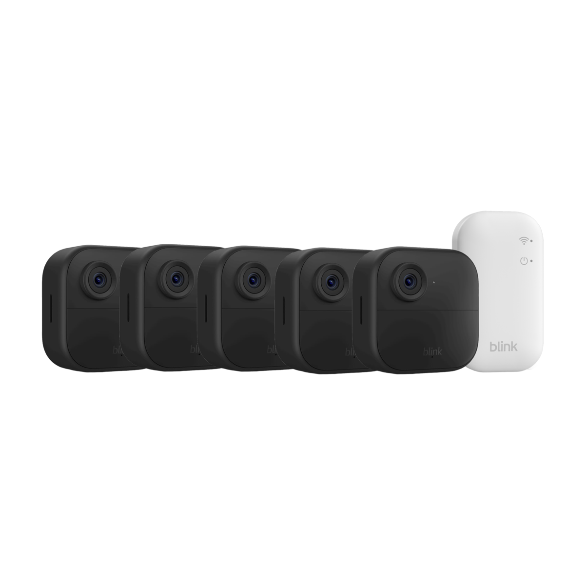Outdoor 4 Security Camera - 5 Camera System - Black
