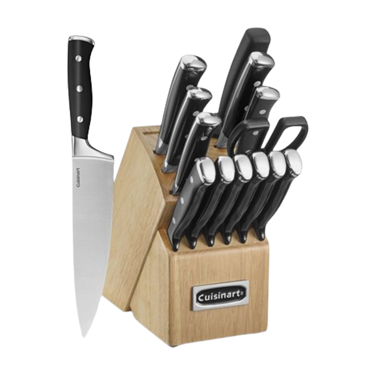 Triple Rivet 15-Piece Cutlery Set with Block