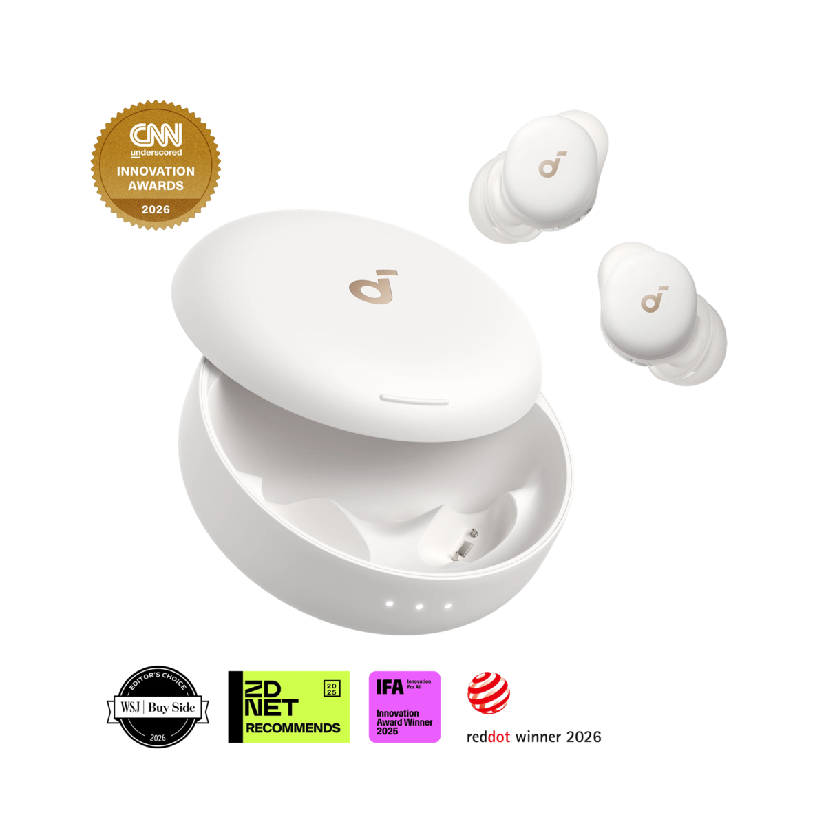 Sleep A30 Smart ANC Sleep Earbuds - Lunar White Special
