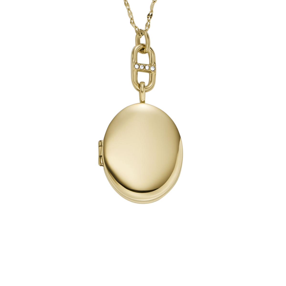 Heritage Gold-Tone Stainless Steel Chain Necklace