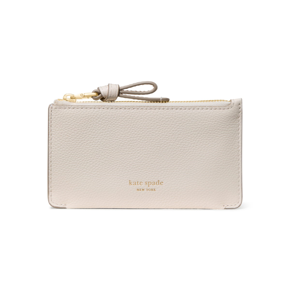 Loop Zip Card Case - Cashew Milk