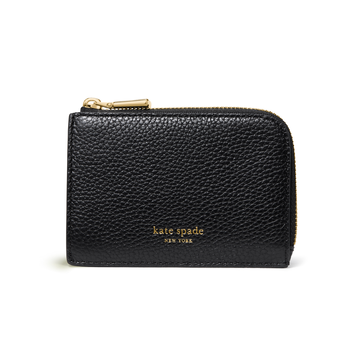 Mini Zip Card Case - Black