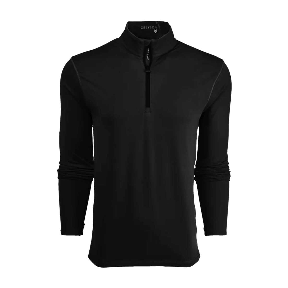 Tate Mock Neck Quarter-Zip - Shepherd Black