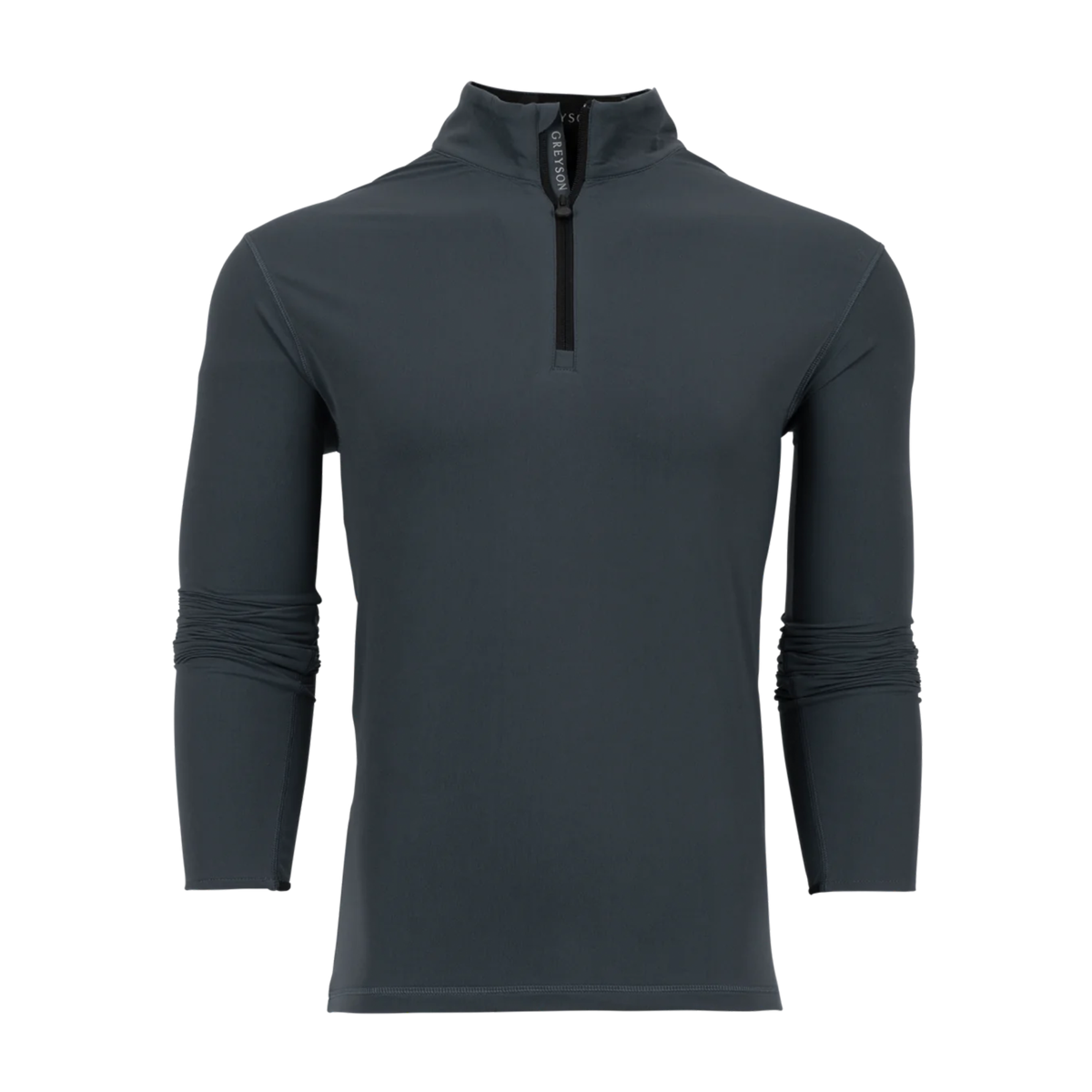 Tate Mock Neck Quarter-Zip - Stingray Grey
