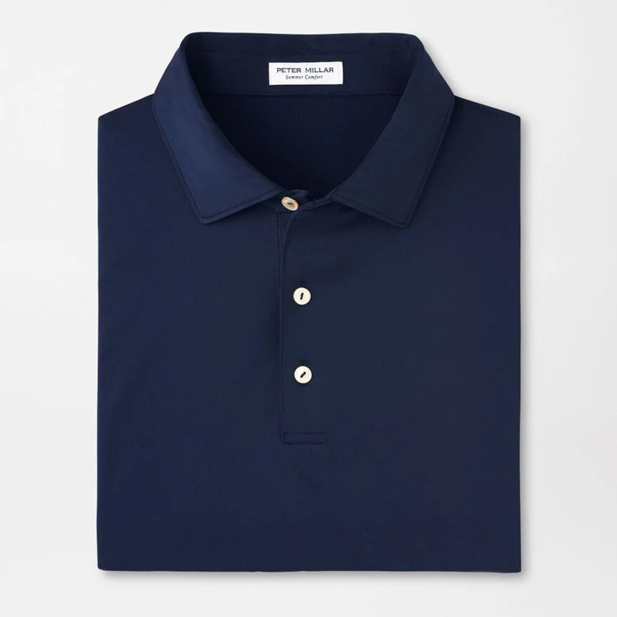 Solid Performance Jersey Polo - Navy