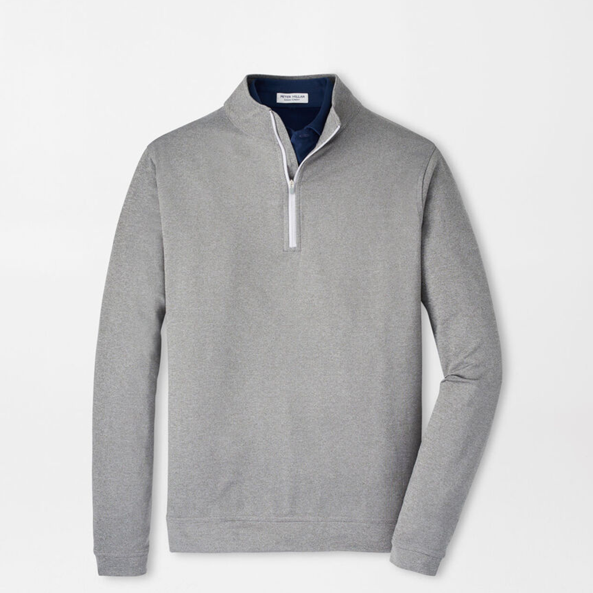 Perth Melange Performance Quarter-Zip - Smoke