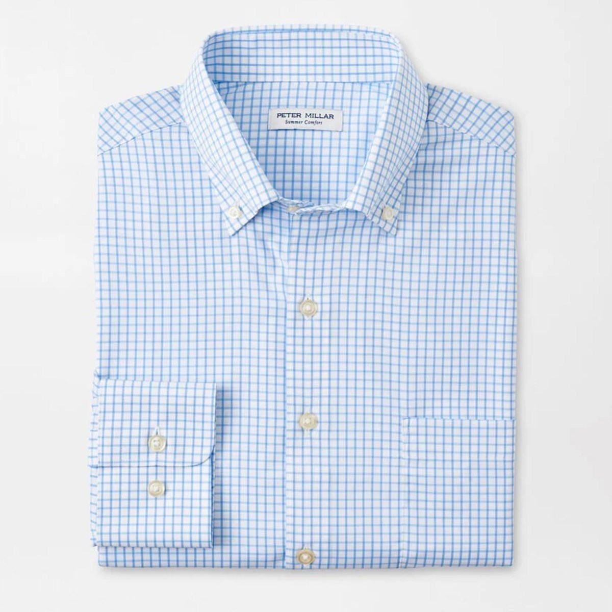 Hanford Performance Twill Sport Shirt - Cottage Blue
